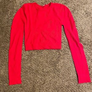 FABLETICS LONG SLEEVE CROP TOP